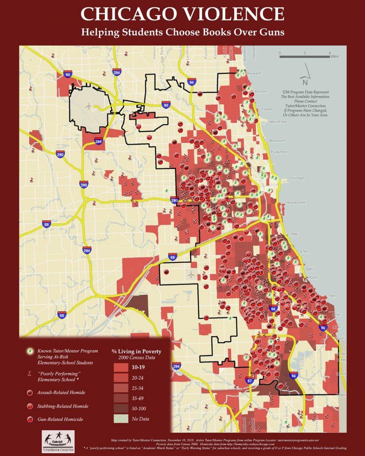 bűnügyi térkép Chicago