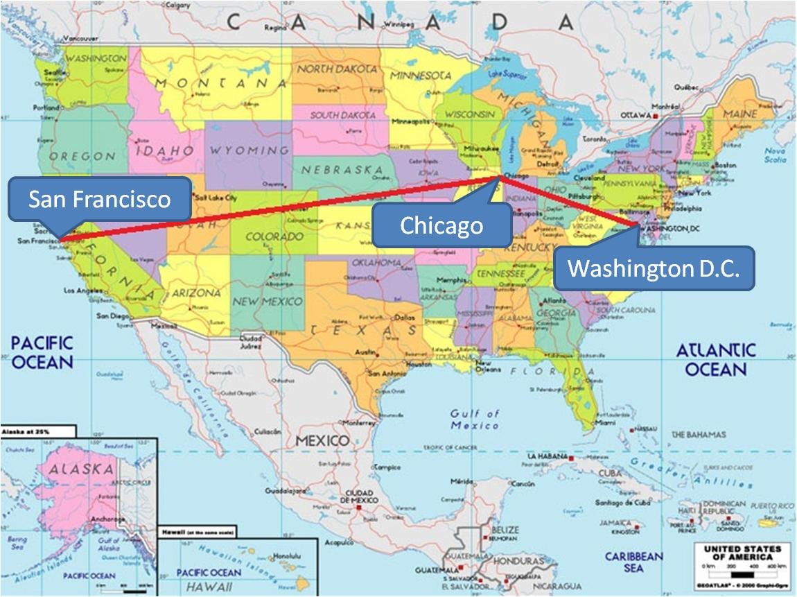 Chicago-a MAGYARORSZÁG térkép