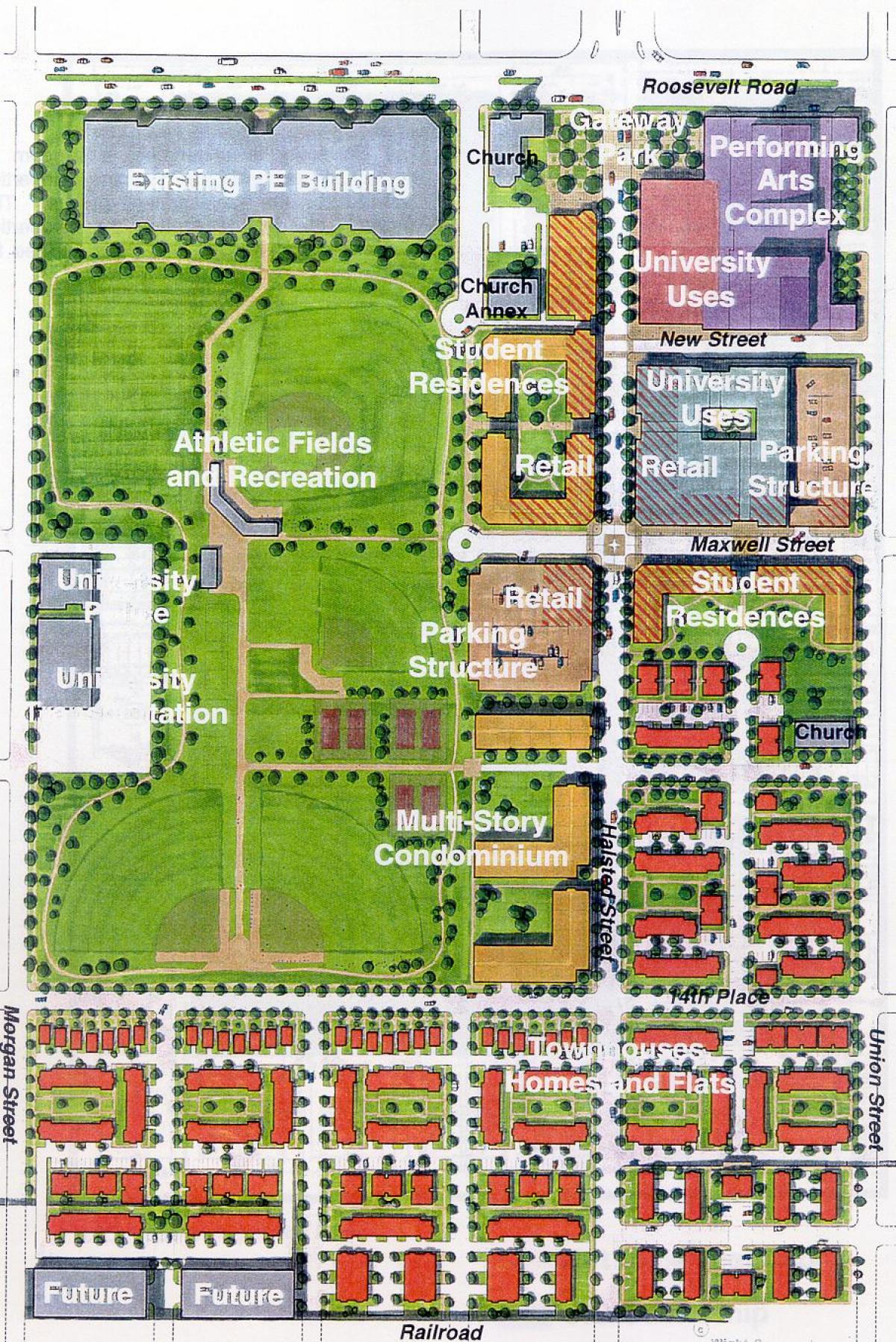 térkép UIC kelet-campus
