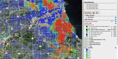 Chicago felvételi pontok térkép