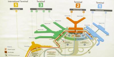 Térkép O Hare terminálok