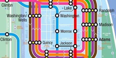 Hurok Chicago térkép
