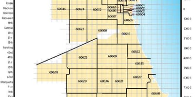 Chicago code térkép